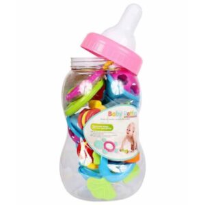 Baby Rattles Toy in a transparent Feeding Bottle