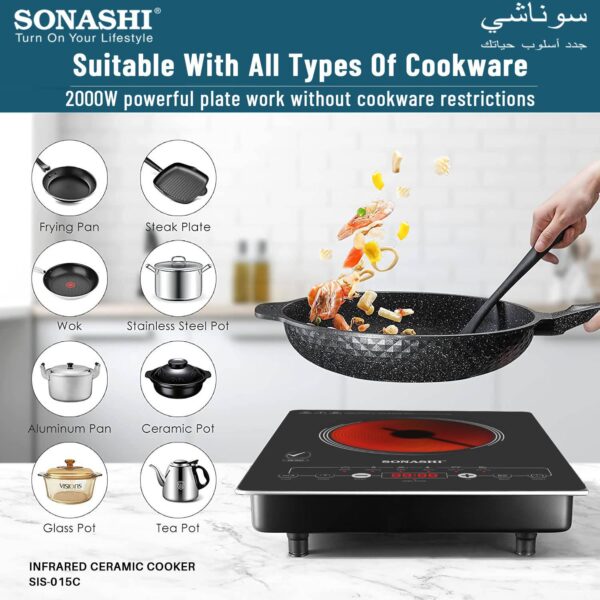 Sonashi Infrared Ceramic Stove/Cooker - Image 2