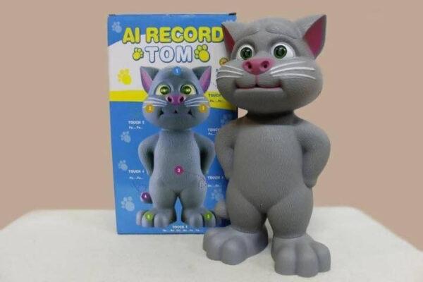 Talking Tom Toy in a Blue Box