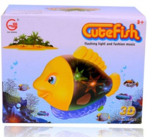 Cute Fish with Flashing Lights and Music Electrical Toy