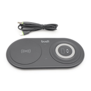 Budi 2-In-1 Dual Wireless Charger M8J3500