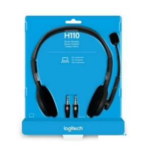 Logitech H110 Dual 3.5Mm Wired Stereo Headphones