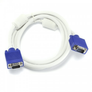 Vga Cable Male To Male 1.5M White