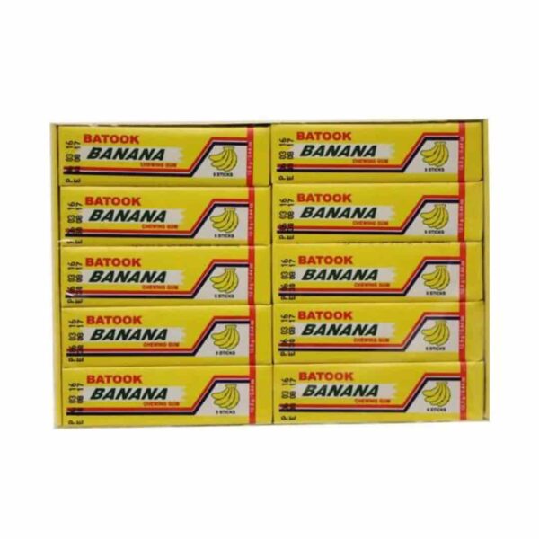 Banana Batook Chewing Gum 20 Pcs