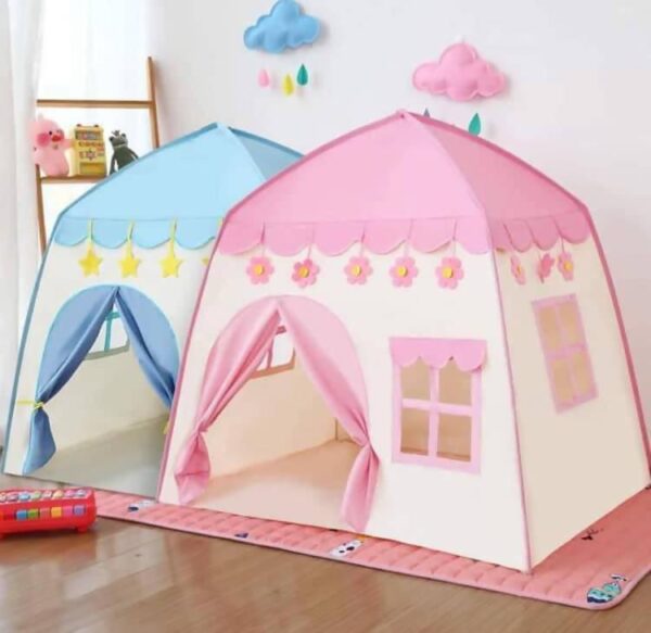 Kids Tent House Kiddie Castles Foldable Tent Playhouse Prince Folding Tent Children Cubby Castle Tent