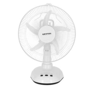 Krypton Rechargeable 12 inch Mini Fan with LED