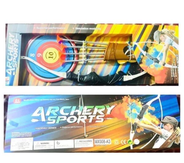 Kids Archery- Bow and Arrow with Target Stand