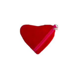 Heart Shaped Mobile Accessory Pouch