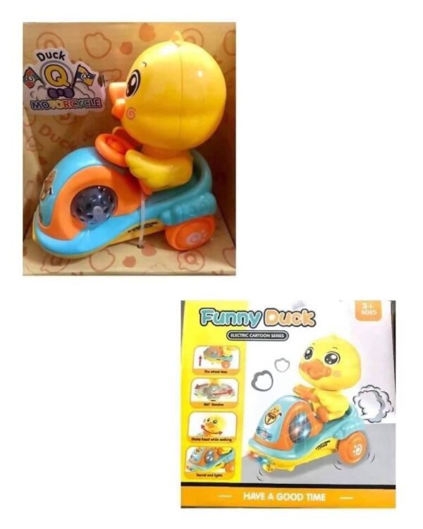 Kids electric cartoon funny duck stunt car