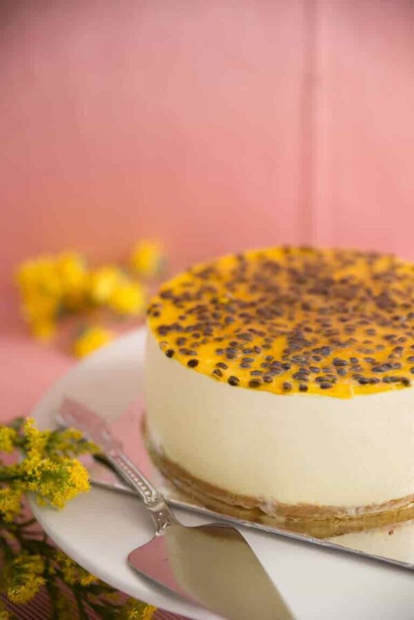 Passion Fruit Bavarian Cheese Cake