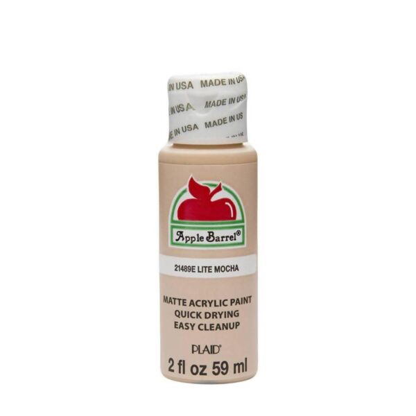 Apple Barrel Colors - Lite Mocha, 2 oz.