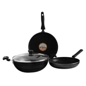 Diamond Non Stick 4pcs Induction Cookware Set