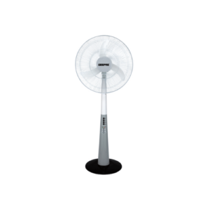 Geepas Rechargeable Oscillating Fan With Led Lights -18inch (GF9385)