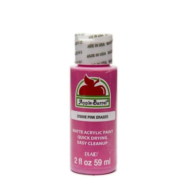 Apple Barrel Colors -PINK ERASER 2 OZ