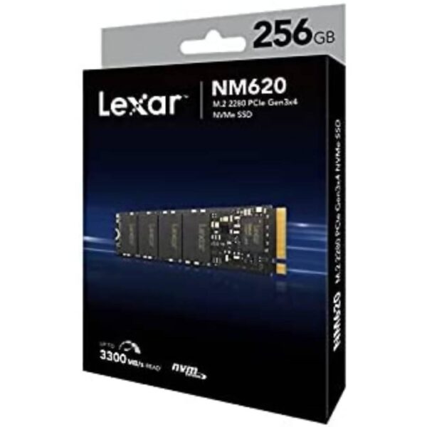 Lexar Nm620 M.2 2280 Nvme Ssd 256Gb Up To 3300Mb/S Read, 1300Mb/S Write:LNM620X256G