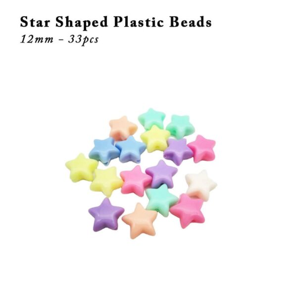 Star Shaped Plastic Beads