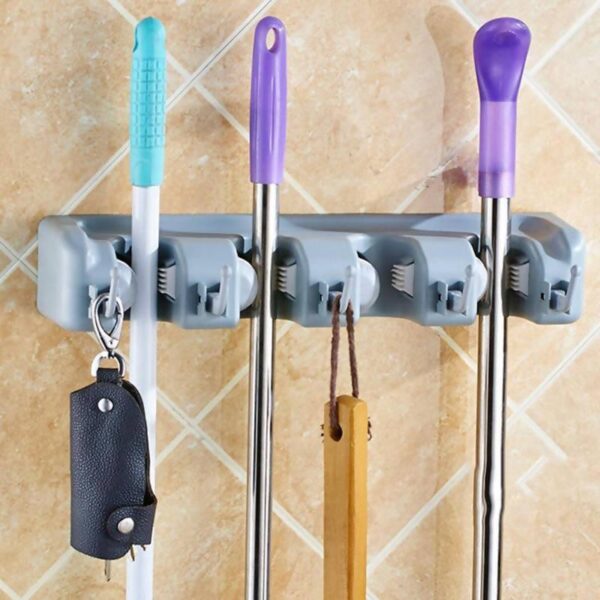 Wall Mounted Mop and Broom Stick Holder - Image 4