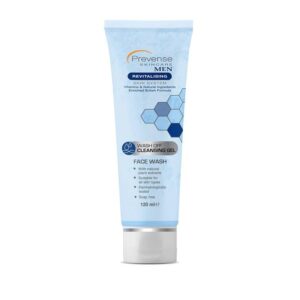 Prevense Revitalising Soap Free Face Wash off Cleansing Gel Men 120ml in a tube