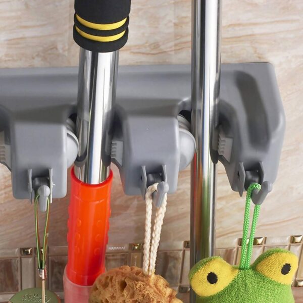 Wall Mounted Mop and Broom Stick Holder - Image 5