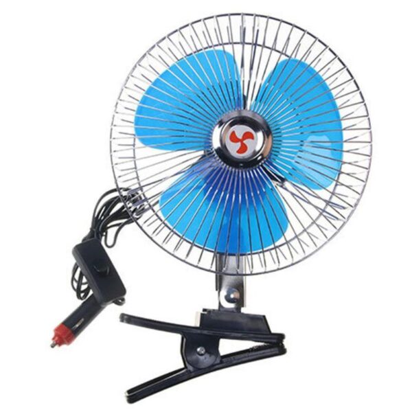 8 Inch Car Fan 24V Vehicle Car Fan 25W Portable Fan For Car With Car Charger