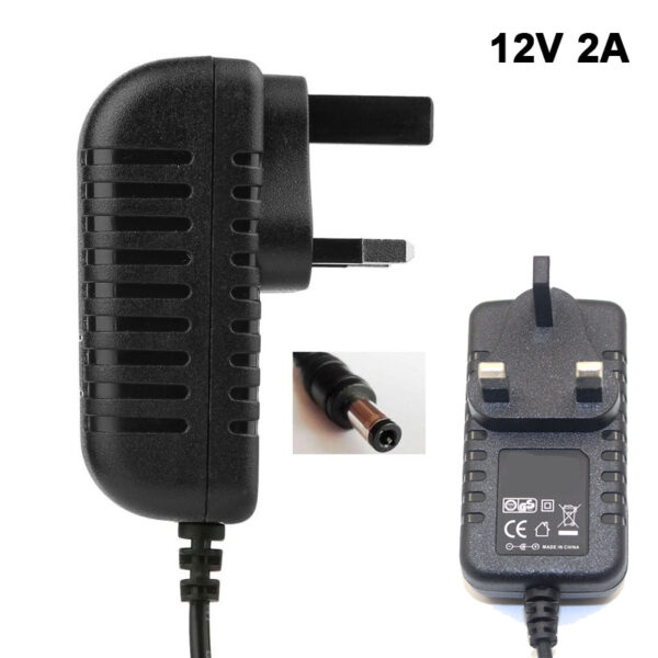 AC/DC POWER ADAPTOR 12V 2.0 AMPERS Switching Power AC 100-240V to DC