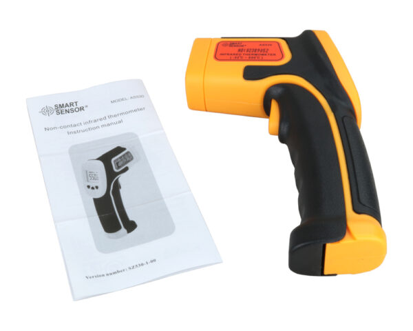 Digital Infrared Thermometer -32~550C(-26~1022F) LCD Non-Contact IR thermometer - Smart Sensor AS530 - Image 5