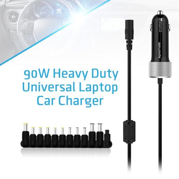 Universal Car Vehicle Laptop Charger Sri Lanka - 90W driveMate-2 - Promate - Image 2