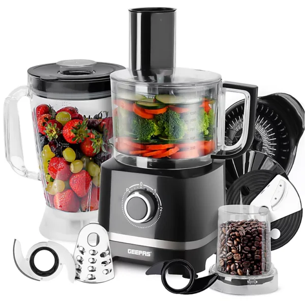 Geepas GSB5487 10 in 1 Food Processor