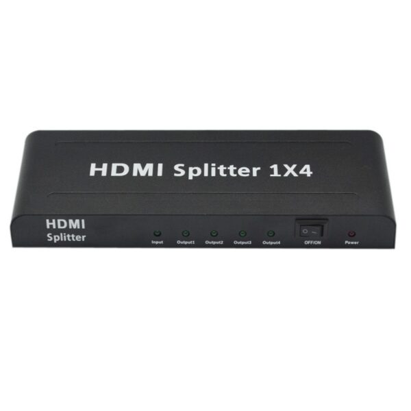 HDMI Splitter 4 Port 1080P HD Video 3D HDMI Splitter HDMI 3D Splitter Amplifier HDTV