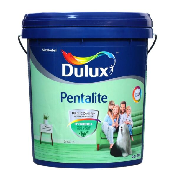 Dulux Pentalite Interior Emulsion Brilliant White Paint 10l