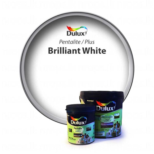 Dulux Pentalite Interior Emulsion Brilliant White Paint 10l - Image 2