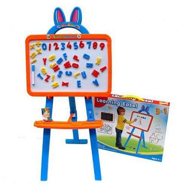 Black Board White Board with Magnetic Letters