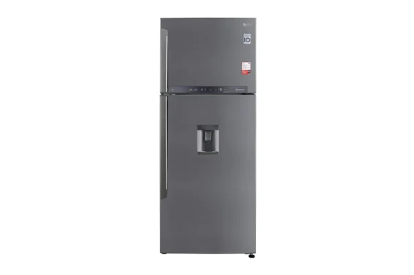 LG 471L Refrigerator Frost Free - Shiny Steel - Model: GL-B503PZI