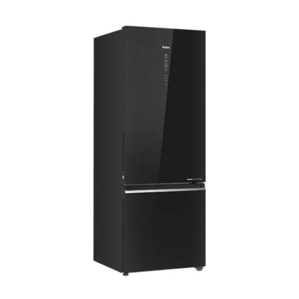 Haier 346L Black Mirror Glass Finish Inverter Bottom Freezer Refrigerator - Model: HRB-3664PKG