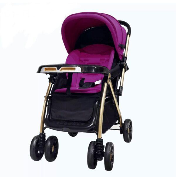 Kids Stroller Adjustable Baby Carriage Purple Price in Sri Lanka Quickee