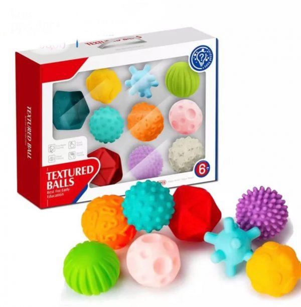 Huanger Colorful Textured Balls in a box