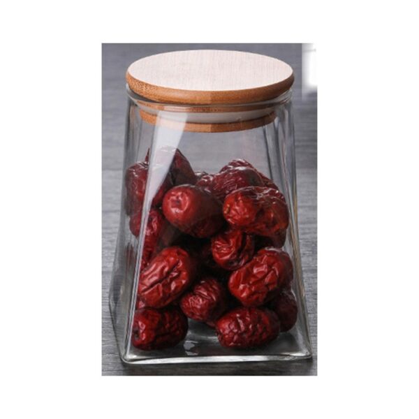 Glass Food Storage Containers Jar with Lid 740ml