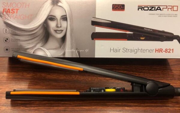 Rozia Pro Premium Hair Straightener/ Flat Irons with Ceramic Plate - Image 3