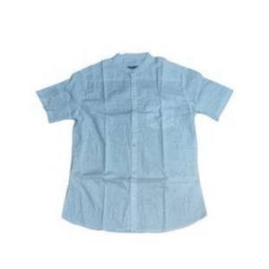 Linen Chinese Collar Short Sleeve Men’s Shirt