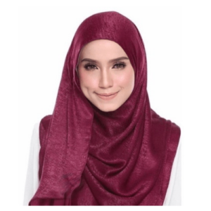 an image of a Maroon colour shawl