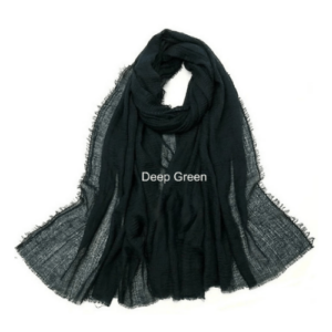 Image of a deep green shawl