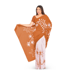 an image of a batik saree