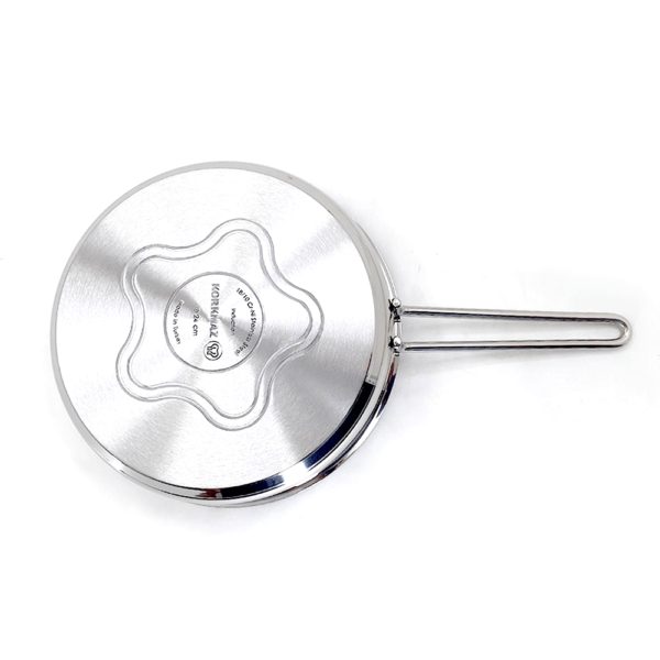 Korkmaz Stainless Steel Alfa Frypan - 1021 - Image 4