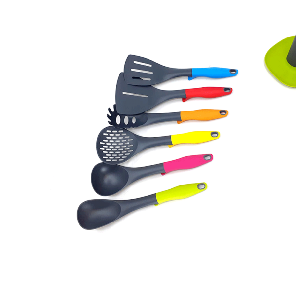 IBILI Colourful Kitchen Utensils Set 6 with Stand - 43483 - Image 5