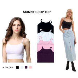 Skinny Crop Tops For Women