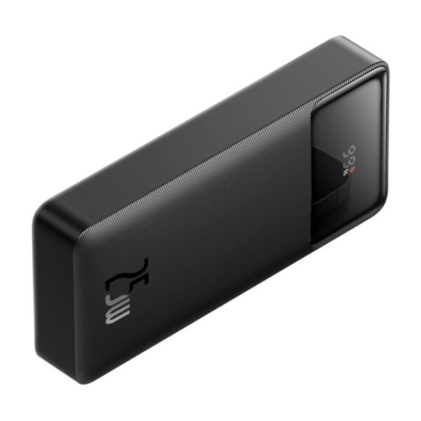 Baseus Bipow 20000mAh 25W Digital Display Fast Charge Power Bank - Black - Image 3