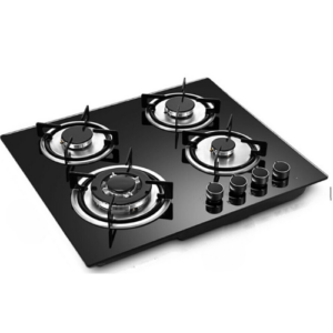 4 Burner Tempered Glass Gas Cooker / Cooker hob battery ignition Euro Star