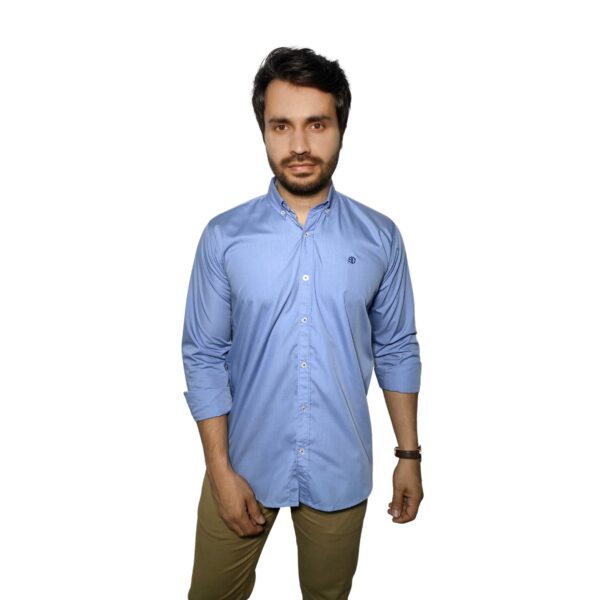 Benjamin George Men's Long Sleeve Shirt Sky Blue - Image 4