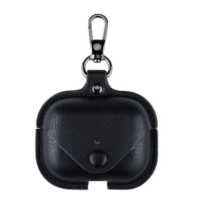 Leather Airpods Pro Case in black colour