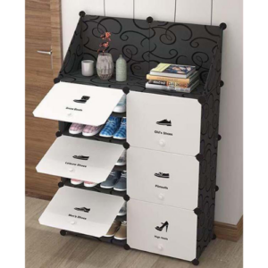 Shoe Rack Organizer Good quality ( SHR065 /12 Layer/ 6 Doors)